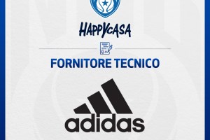 Rinnovo di partnership con adidas: fornitore tecnico Happy Casa Brindisi