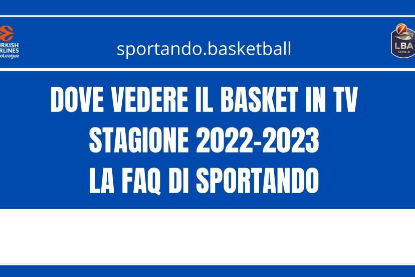 Dove vedere il basket in TV