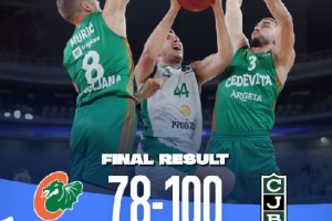 Continua la crisi del Cedevita che cade pesantemente anche in casa con Badalona