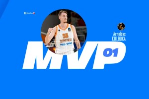 7DAYS EuroCup RS – Round 1 MVP, Arnoldas Kulboka, Promitheas Patras