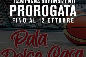 UNAHOTELS Reggio Emilia, campagna Abbonamenti prorogata fino a mercoledì 12 ottobre