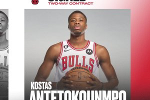 Bulls sign Kostas Antetokounmpo to two-way contract