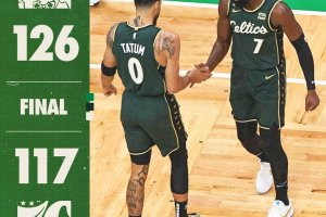 Boston brinda con i 70 della coppia Tatum-Brown, ma Harden c’è
