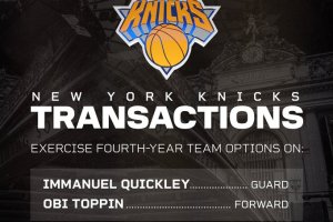 Knicks, esercitate le opzioni di Quentin Grimes e Immanuel Quickley