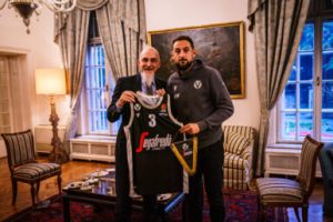 La Virtus Segafredo Bologna ricevuta dall’Ambasciata d’Italia in Serbia