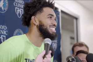 Karl-Anthony Towns hospitalized with throat infection, lost around 7kg
