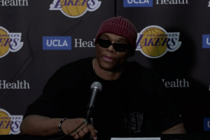 Westbrook says coming off bench caused him hamstring strain