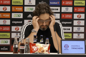Trinchieri commosso: Dispiace per la squadra. L’ultima chiamata su Lucic? Wow