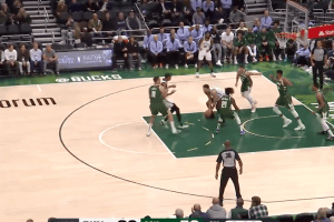 Kyrie Irving to Simmons: “Shoot it Ben!”