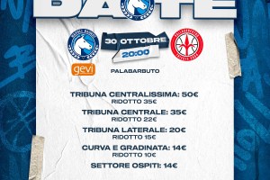 Gevi Napoli Basket-Pallacanestro Trieste, In vendita i biglietti