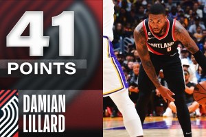 Damian Lillard, i 41 punti contro i Lakers