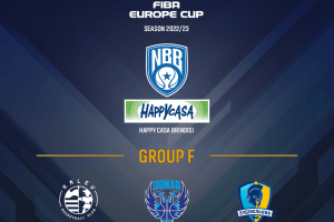 Definito il Gruppo F della FIBA Europe Cup: il calendario Happy Casa Brindisi