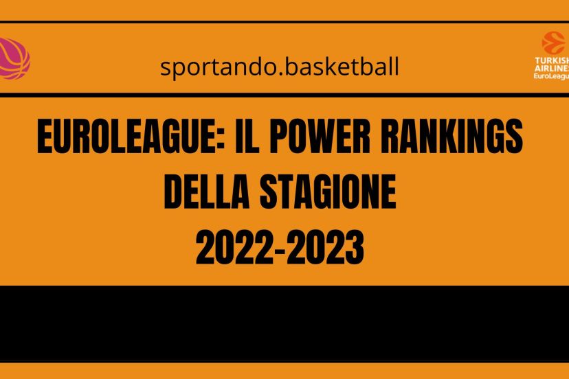 Sportando EuroLeague Power Rankings 2022-2023