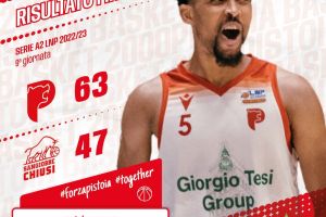 Pistoia respinge Chiusi e resta in vettam, 15+16 per Varnado