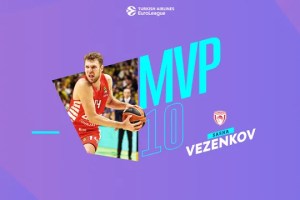 Euroleague Round 10 MVP: Sasha Vezenkov