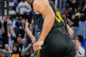 Curry spaziale, Golden State batte Cleveland