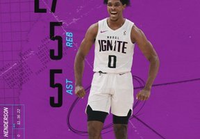 Scoot Henderson guida G League Ignite al successo sugli Oklahoma City Blue