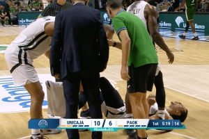 Terrible injury for Paok’s Zaccheus Darko-Kelly