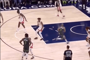 Anthony Edwards completamente disinteressato nell’azione d’attacco dei Timberwolves