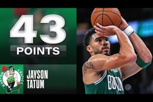 Boston, Tatum dà spettacolo contro i Pistons