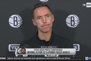 Sean Marks saying that Steve Nash told him after the win last night “they’re not responding to me”