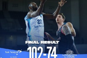 Nathan Sestina e Jerian Grant trascinano il TT Ankara al netto successo con London Lions