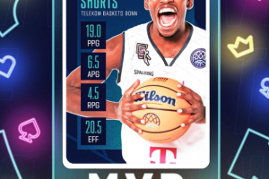 BCL: TJ Shorts of Telekom Baskets Bonn named MVP of the Month for December