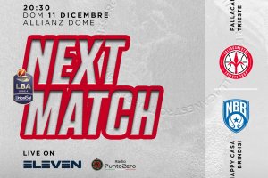 Pallacanestro Trieste, in vendita dal 7 i biglietti per la sfida con Brindisi