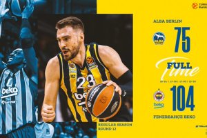 Il Fenerbahce domina sul campo dell’Alba Berlino e si conferma in testa alla classifica