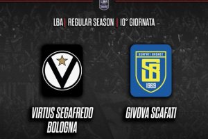 LBA, 10° Giornata | PRE PARTITA Virtus Segafredo Bologna-Givova Scafati