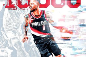 Dame Lillard supera i 18.000 punti in carriera, a breve il sorpasso su Clyde Drexler
