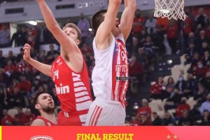 Non c’è Campazzo ma la Stella Rossa prevale in casa dell’Olympiacos con super Vildoza