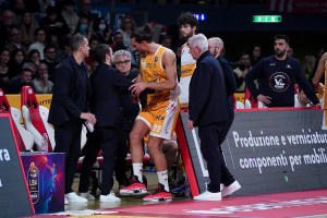 Carpegna Prosciutto Pesaro, problema alla caviglia per Mazzola