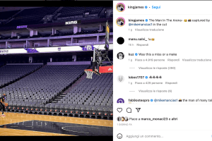 LeBron James si autocelebra cancellando la “S” di Kings