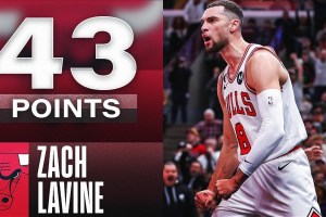 Zach LaVine drops season-high 43 points
