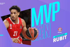 Turkish Airlines EuroLeague MVP for January: Augustine Rubit, FC Bayern Munich