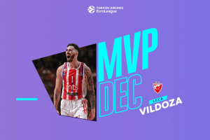 Euroleague MVP for December: Luca Vildoza, Crvena Zvezda Meridianbet Belgrade