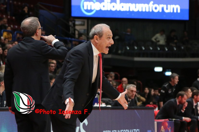 Ettore Messina EA7 Emporio Armani Milano - Dolomiti Energia Trento
