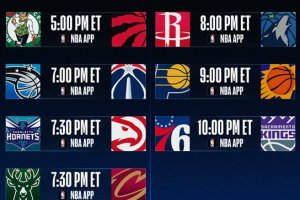 NBA: 7 sfide in programma, in campo le prime 3 della Eastern Conference