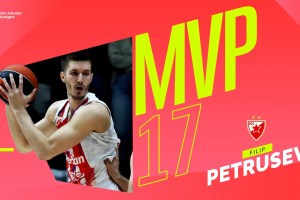 Round 17 MVP: Filip Petrusev, Crvena Zvezda Meridianbet Belgrade