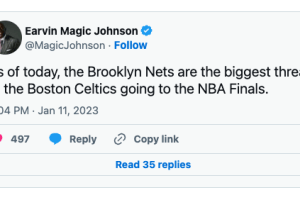 Magic Johnson: Brooklyn Nets are the biggest threat to the Boston Celtic