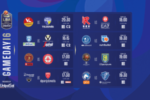Serie A UnipolSai 2022/23, il programma della 16ª giornata