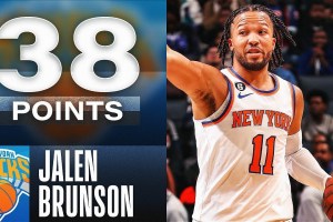 New York, career high per Jalen Brunson
