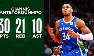Giannis, tripla doppia decisiva contro Toronto