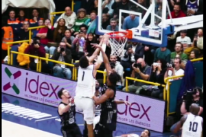 Wembanyama vince la sfida con l’ASVEL con una putback dunk