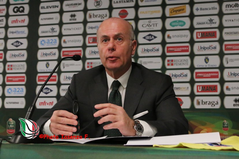 Umberto Gandini Presidente Legabasket