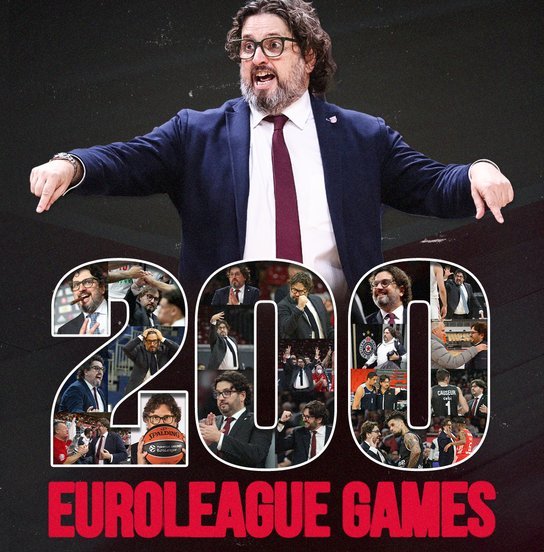 Trinchieri 200 EuroLeague