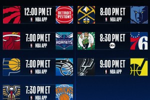 NBA Live | Sabato di basket che parte alle 18 con Detroit-Toronto