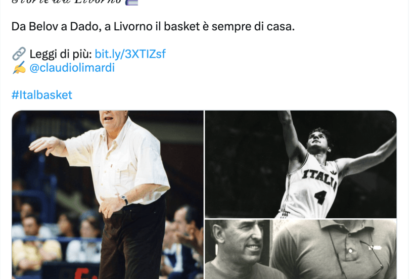A Livorno il basket è sempre di casa. Da Belov a Dado, il ricordo di Claudio Limardi