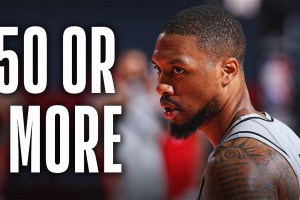 Damian Lillard, tutte le partite da almeno 50 punti